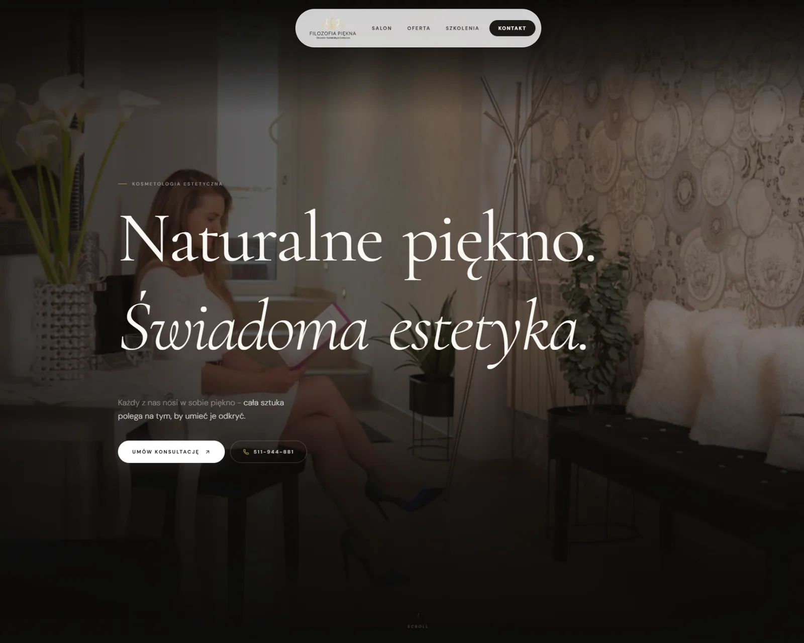 Filozofia Piękna website cover